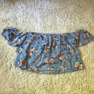 Off the shoulder shirt